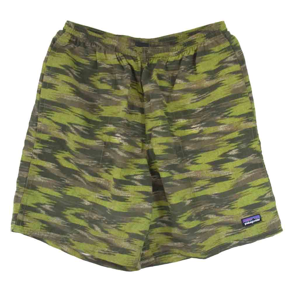 patagonia パタゴニア 58032 Baggies Longs バギーズ ロング ショーツ カーキ系 M【美品】【中古】