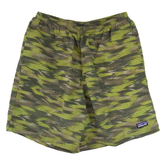 patagonia パタゴニア 58032 Baggies Longs バギーズ ロング ショーツ カーキ系 M【美品】【中古】