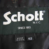schott ショット 286US NO COLLAR LAMBSKIN RIDERS ノーカラー ラムスキン ライダース ジャケット ブラック系 42【新古品】【未使用】【中古】