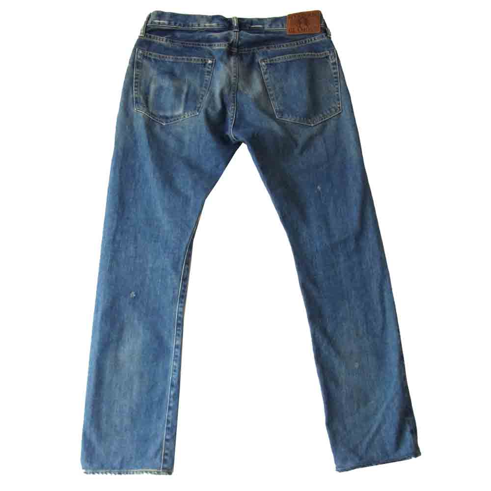 HYSTERIC GLAMOUR ヒステリックグラマー 0243AP17 SP加工 小窓 リメイク セルビッチ ダメージ デニム パンツ インディゴブルー系 34【中古】
