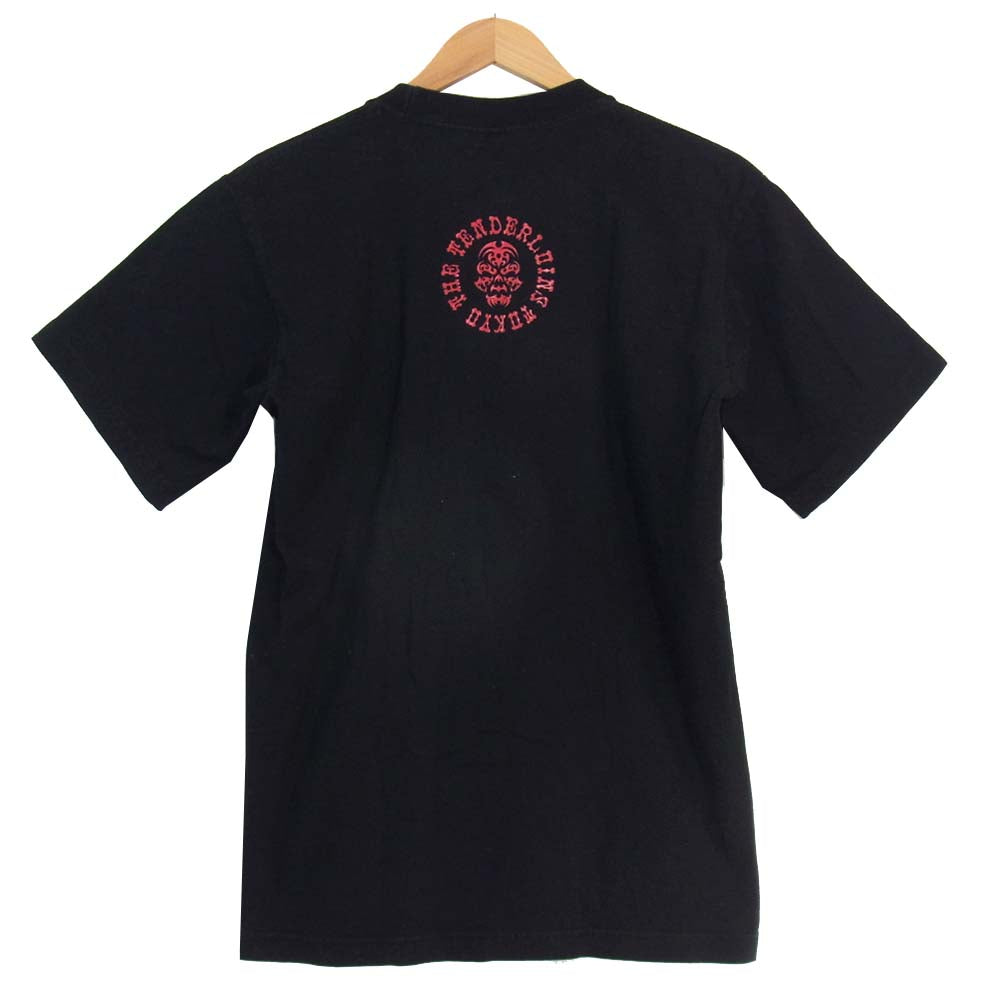 TENDERLOIN テンダーロイン T-TEE DE HEAVY ロゴ Tシャツ ブラック系 M【中古】
