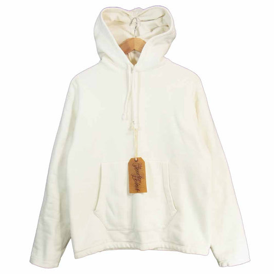 TENDERLOIN テンダーロイン UNEMPLOYED ロゴ スウェット プルオーバー パーカー  ホワイト系 S【中古】