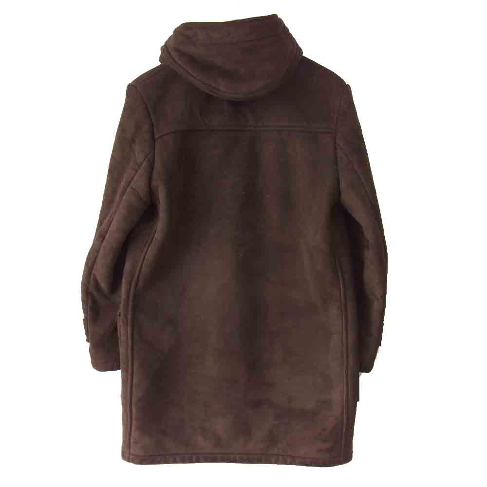 Gloverall グローバーオール 裏ボア フェイクムートン ダッフルコート  ブラウン系 L【中古】