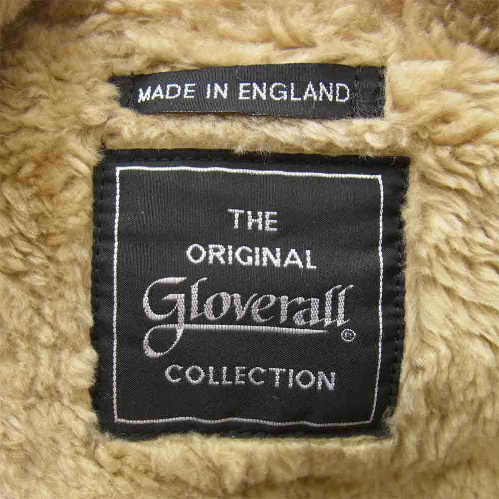 Gloverall グローバーオール 裏ボア フェイクムートン ダッフルコート  ブラウン系 L【中古】