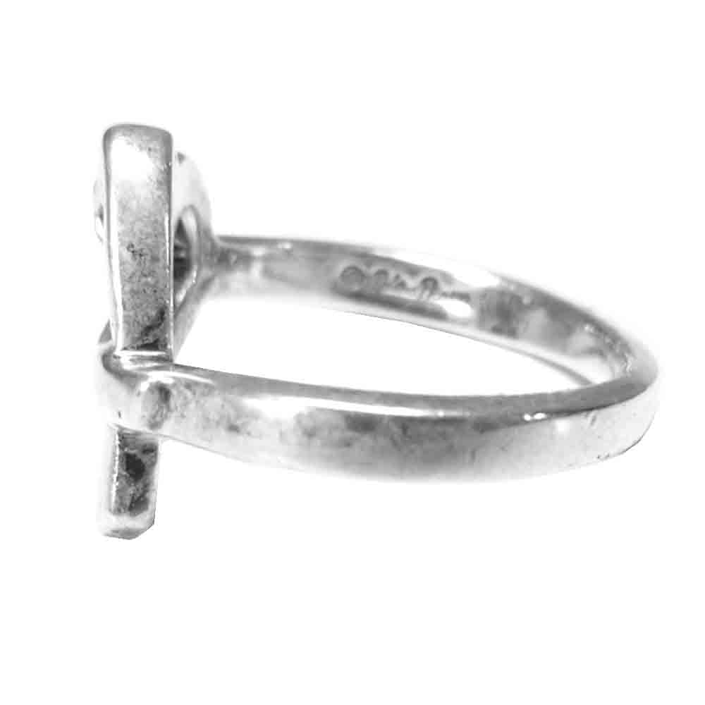TIFFANY&Co. ティファニー ラビング ハート リング シルバー系 11.5号程度【中古】