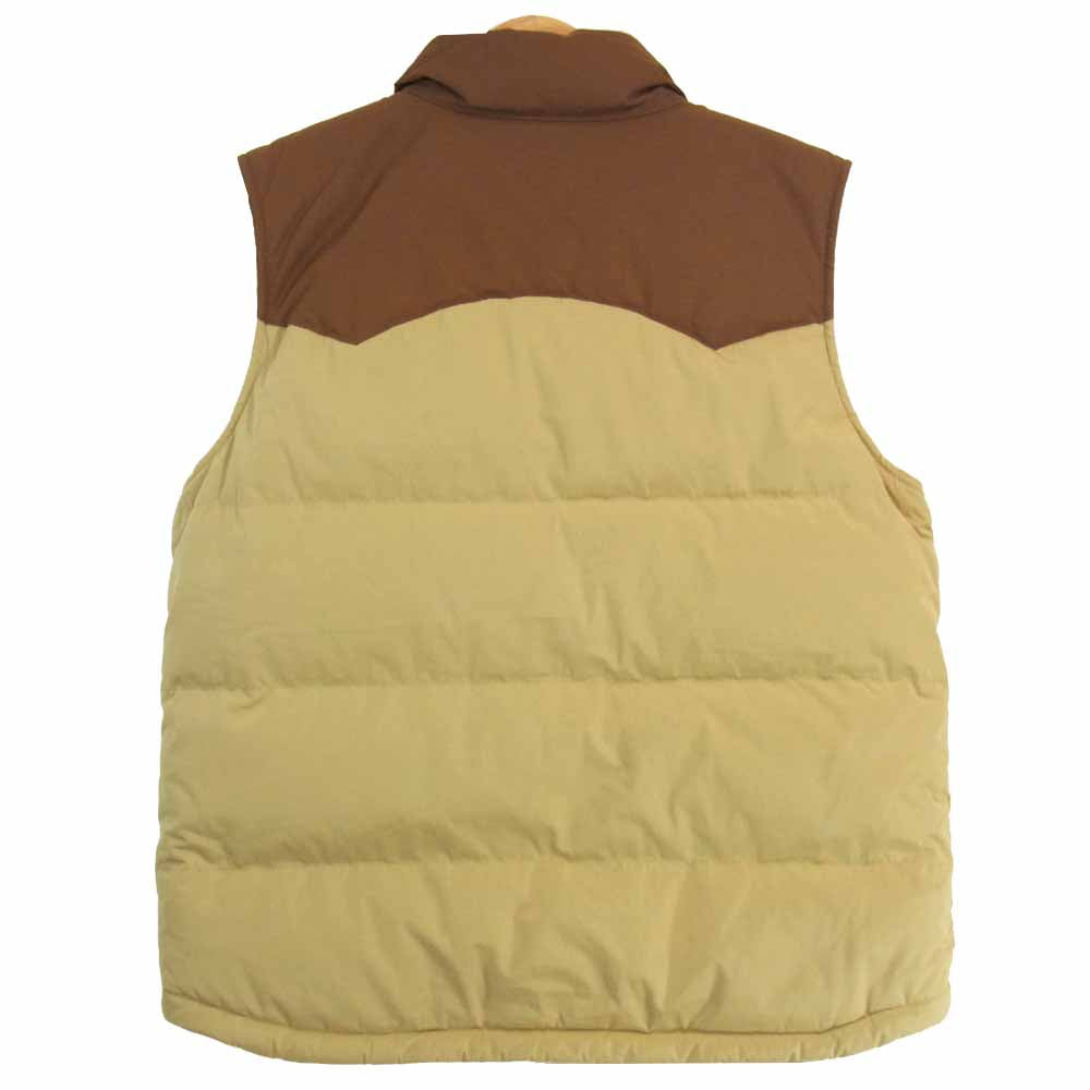 patagonia パタゴニア 27588 リバーシブル ビビー ダウン ベスト ベージュ系 M【中古】