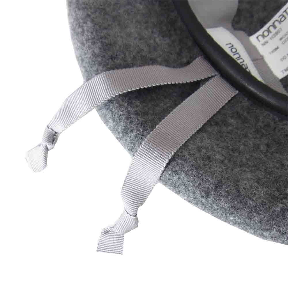 nonnative ノンネイティブ NN-H3807 未使用品 EXPLORER BERET WOOL FELT ウール フェルト ベレー グレー系【極上美品】【中古】