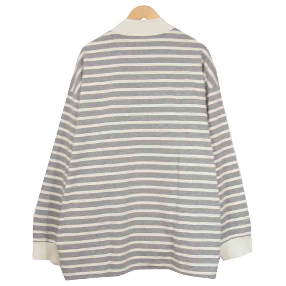 カラー 20AW 20WBM-T07238 未使用品 リブ モックネック カットソー グレー系 3【極上美品】【中古】
