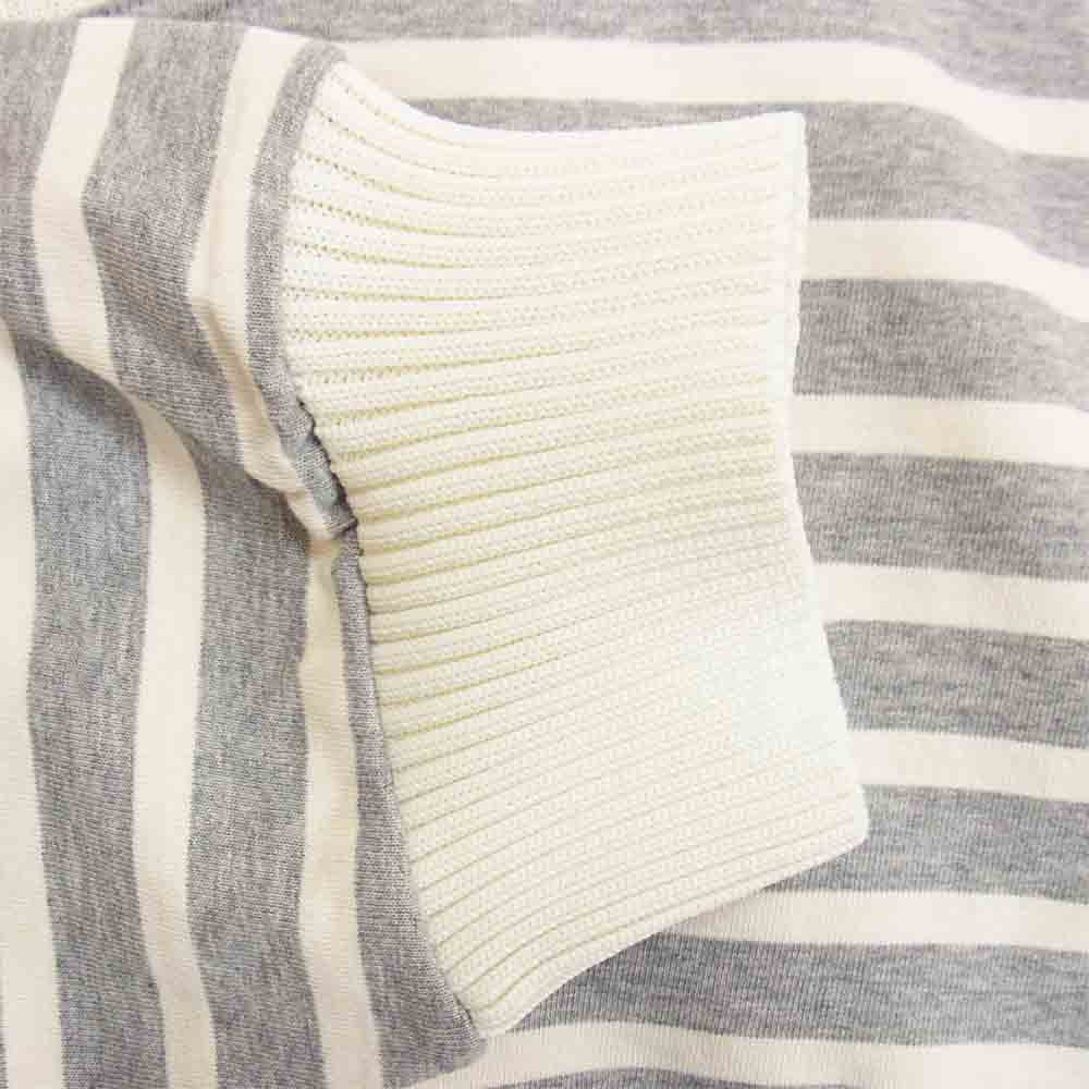 カラー 20AW 20WBM-T07238 未使用品 リブ モックネック カットソー グレー系 3【極上美品】【中古】