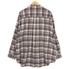 GRAPHPAPER グラフペーパー GM203-50181 Thomas mason トーマスメイソン for gp check oversized bd shirt オーバーサイズ チェック ボタンダウン シャツ グレー系 L【極上美品】【中古】