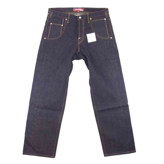 JUNYA WATANABE COMME des GARCONS MAN ジュンヤワタナベコムデギャルソンマン WF-P903 LEVIS リーバイス ダブルネーム 綿セルビッチ デニム インディゴブルー系 L【新古品】【未使用】【中古】
