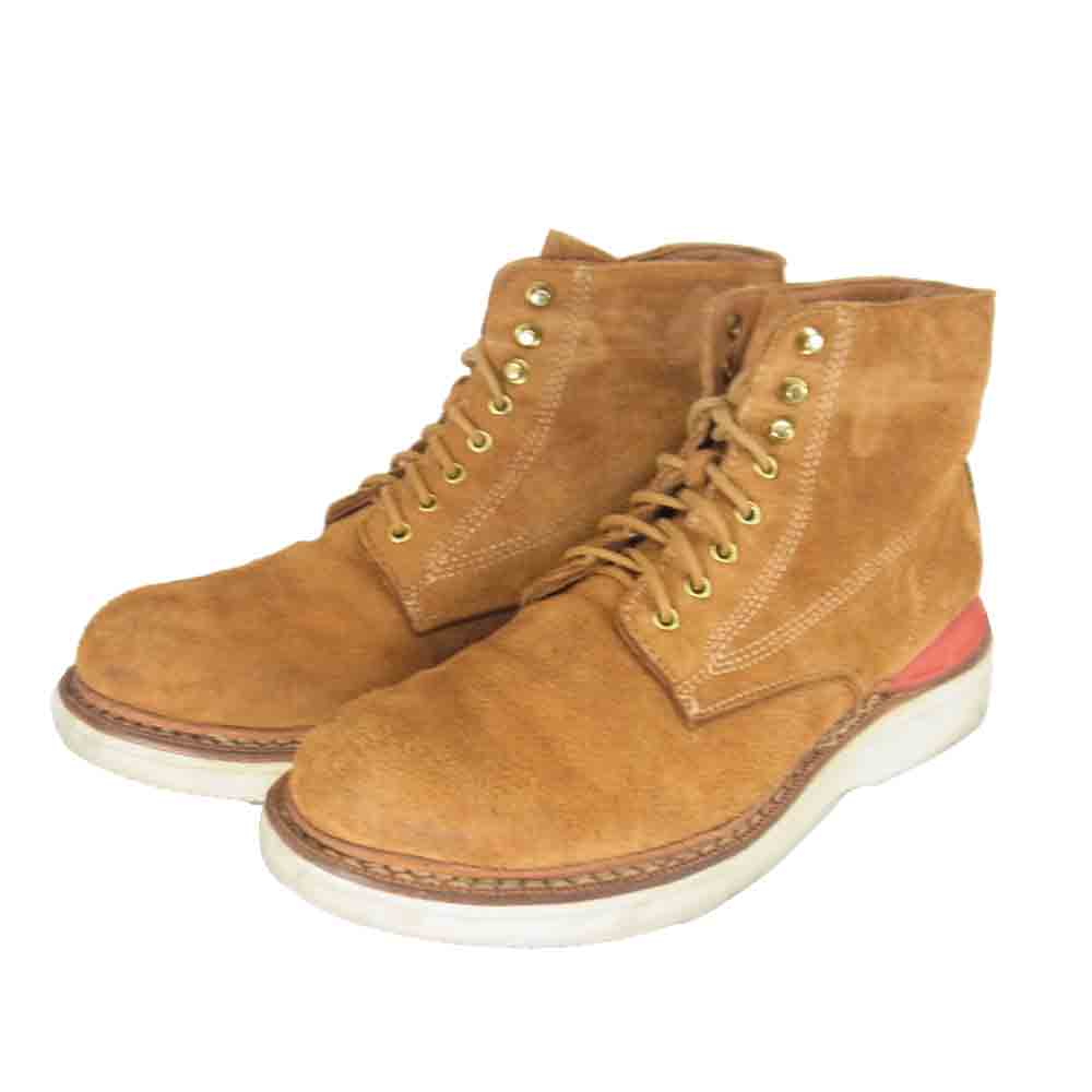 VISVIM ビズビム 0112402002004 VIRGIL BOOTS FORK スエード バージル ブーツ ブラウン系 US11【中古】