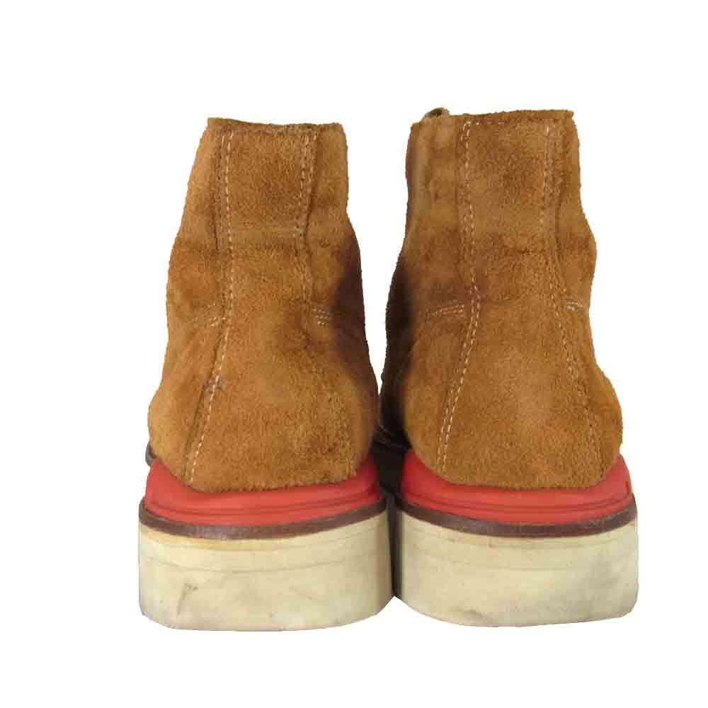 VISVIM ビズビム 0112402002004 VIRGIL BOOTS FORK スエード バージル ブーツ ブラウン系 US11【中古】