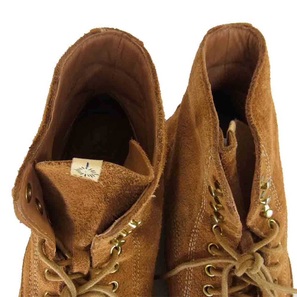VISVIM ビズビム 0112402002004 VIRGIL BOOTS FORK スエード バージル ブーツ ブラウン系 US11【中古】