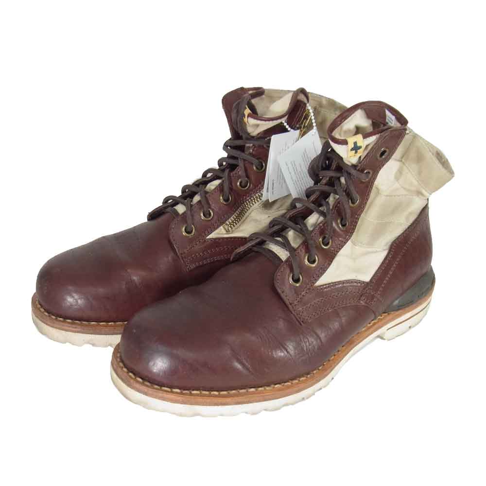 VISVIM ビズビム 0113102002011 7-HOLE 73-FORK ブーツ ブラウン系 US11【中古】