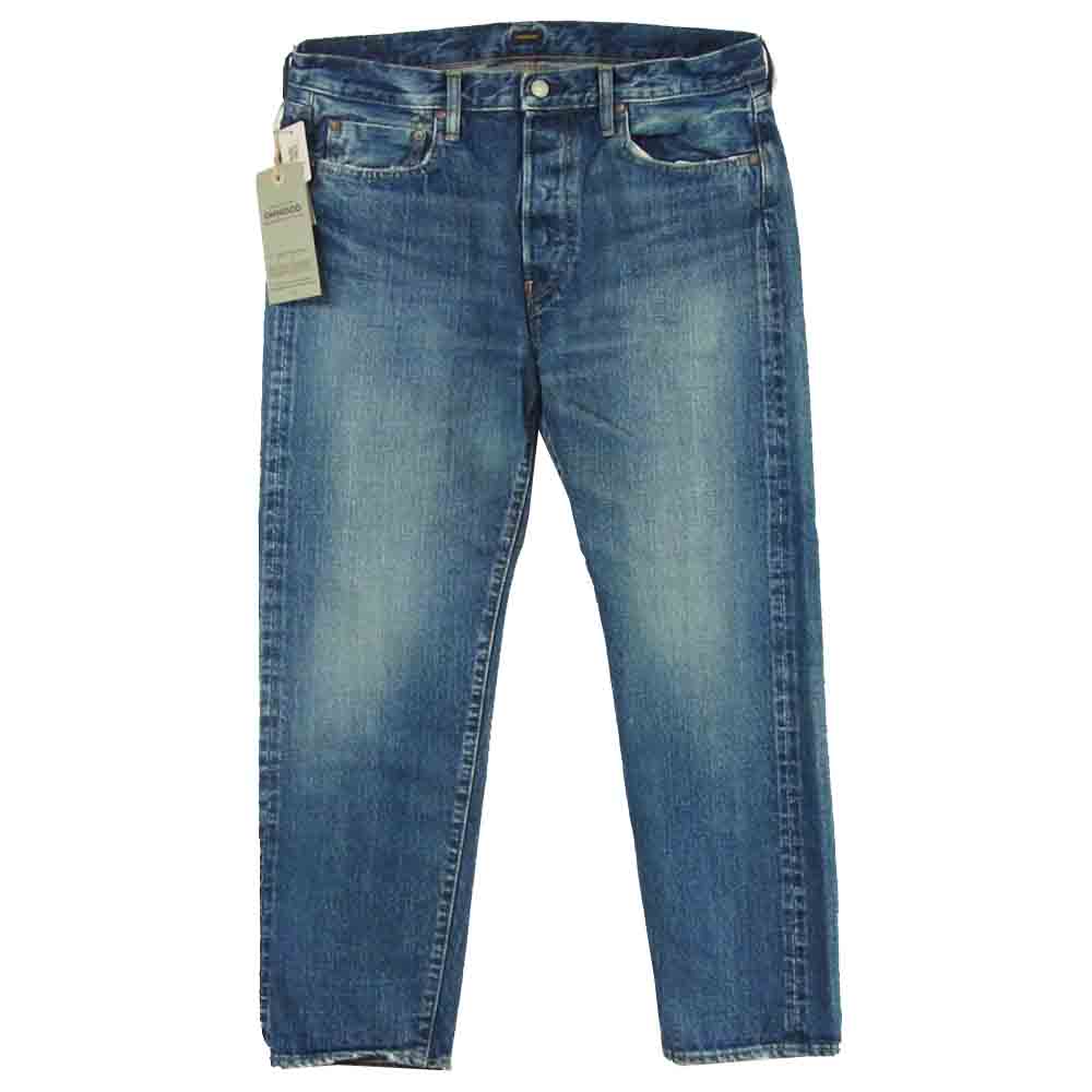 OMNIGOD オムニゴッド 50-0082A 14oz セルヴィッチ デニム パンツ 5P カレッジ フィット ジーンズ インディゴブルー系 32【新古品】【未使用】【中古】