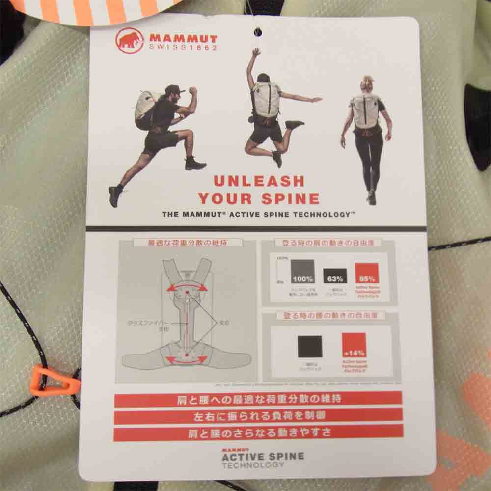 Mammut マムート 2530-00340-1268-1000 Ducan Spine 28-35 デュカン スパイン sanlight-black【新古品】【未使用】【中古】