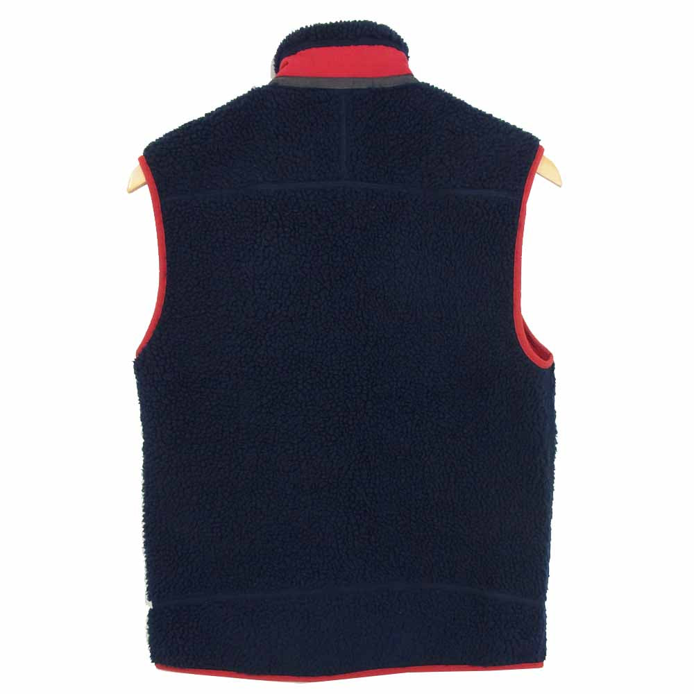 patagonia パタゴニア 23048FA16 クラシック レトロX フリース べスト ネイビー×レッド系 XS【中古】