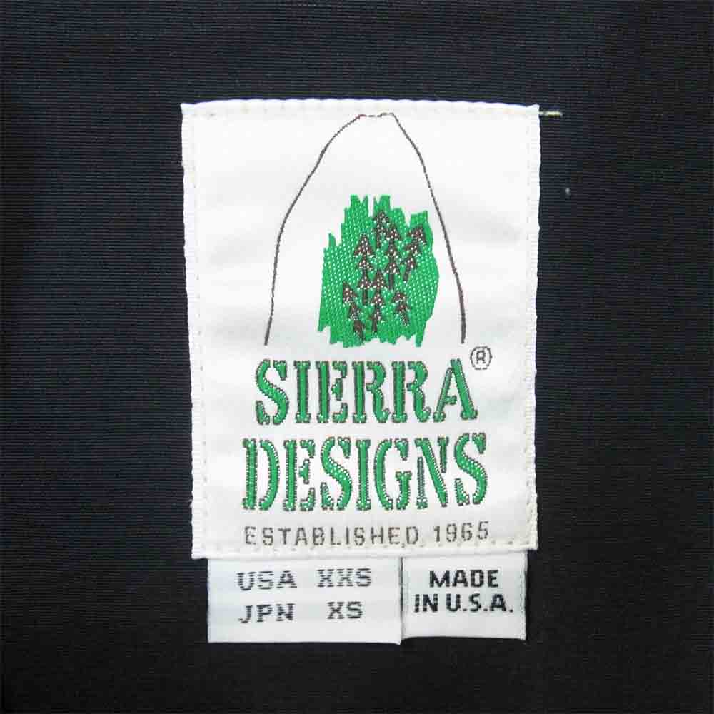 SIERRA DESIGNS シエラデザイン 8001K USA製 60/40 ロクヨン ショート マウンテン パーカー カーキ系 XS【美品】【中古】