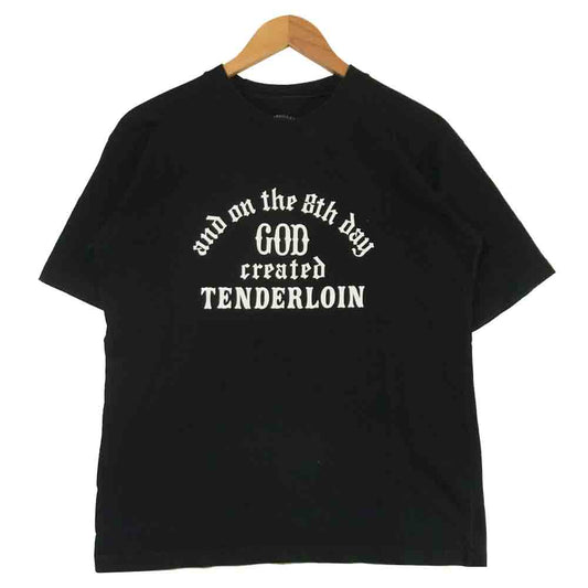 TENDERLOIN テンダーロイン T-TEE 3 GOD 半袖 Tシャツ ブラック系 M【中古】