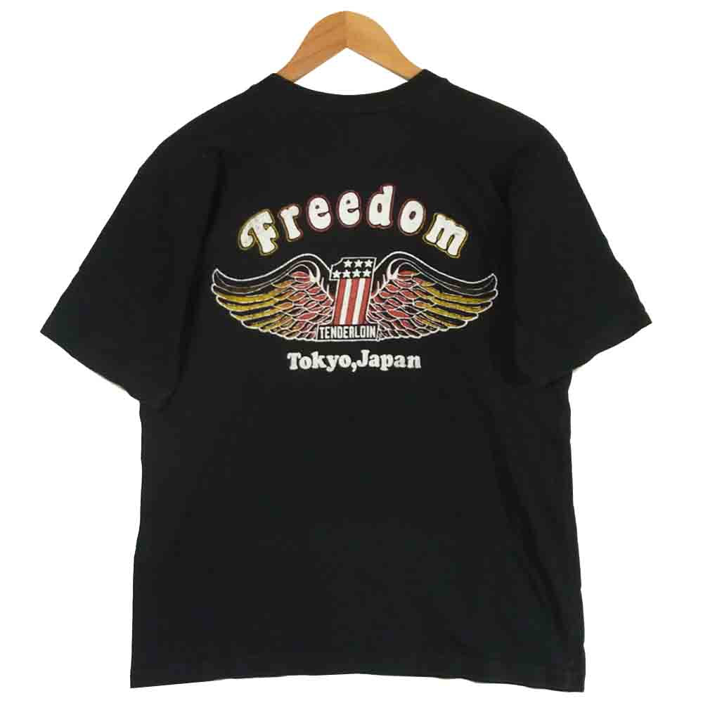 TENDERLOIN テンダーロイン T-TEE 3 GOD 半袖 Tシャツ ブラック系 M【中古】