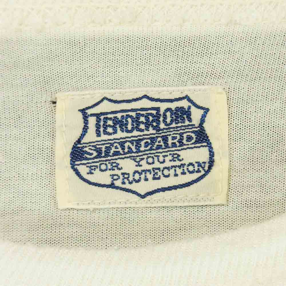TENDERLOIN テンダーロイン T-NEL 3/4 長袖 Tシャツ レーヨン コットン 日本製 オフホワイト系 M【中古】