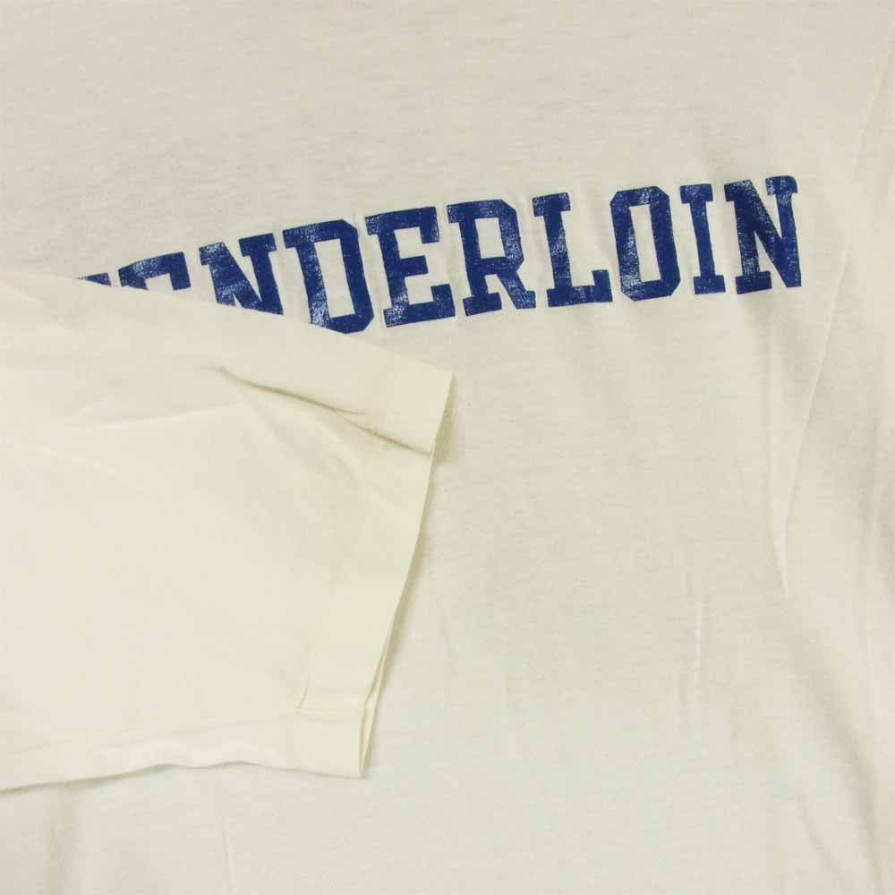TENDERLOIN テンダーロイン T-NEL 3/4 長袖 Tシャツ レーヨン コットン 日本製 オフホワイト系 M【中古】