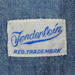 TENDERLOIN テンダーロイン T-CHAMBRAY SHT シャンブレー 長袖 シャツ コットン 日本製 ブルー系 M【中古】