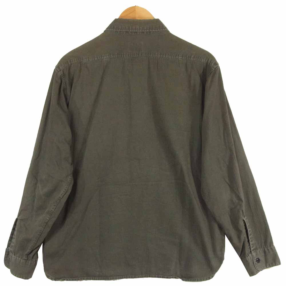 TENDERLOIN テンダーロイン T-G.S SHT HB 長袖 シャツ コットン 日本製 グレー系 M【中古】