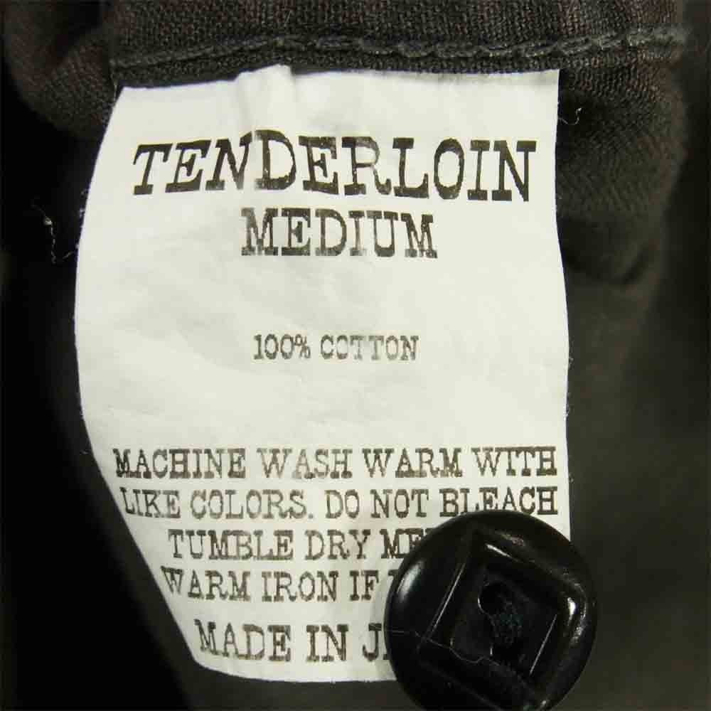 TENDERLOIN テンダーロイン T-G.S SHT HB 長袖 シャツ コットン 日本製 グレー系 M【中古】