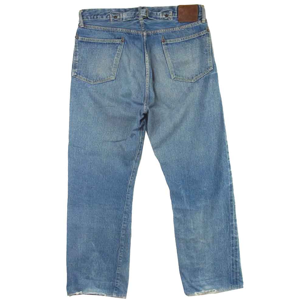 TENDERLOIN テンダーロイン T-RIDER E シンチバック ウォッシュ加工 デニムパンツ インディゴブルー系 34【中古】
