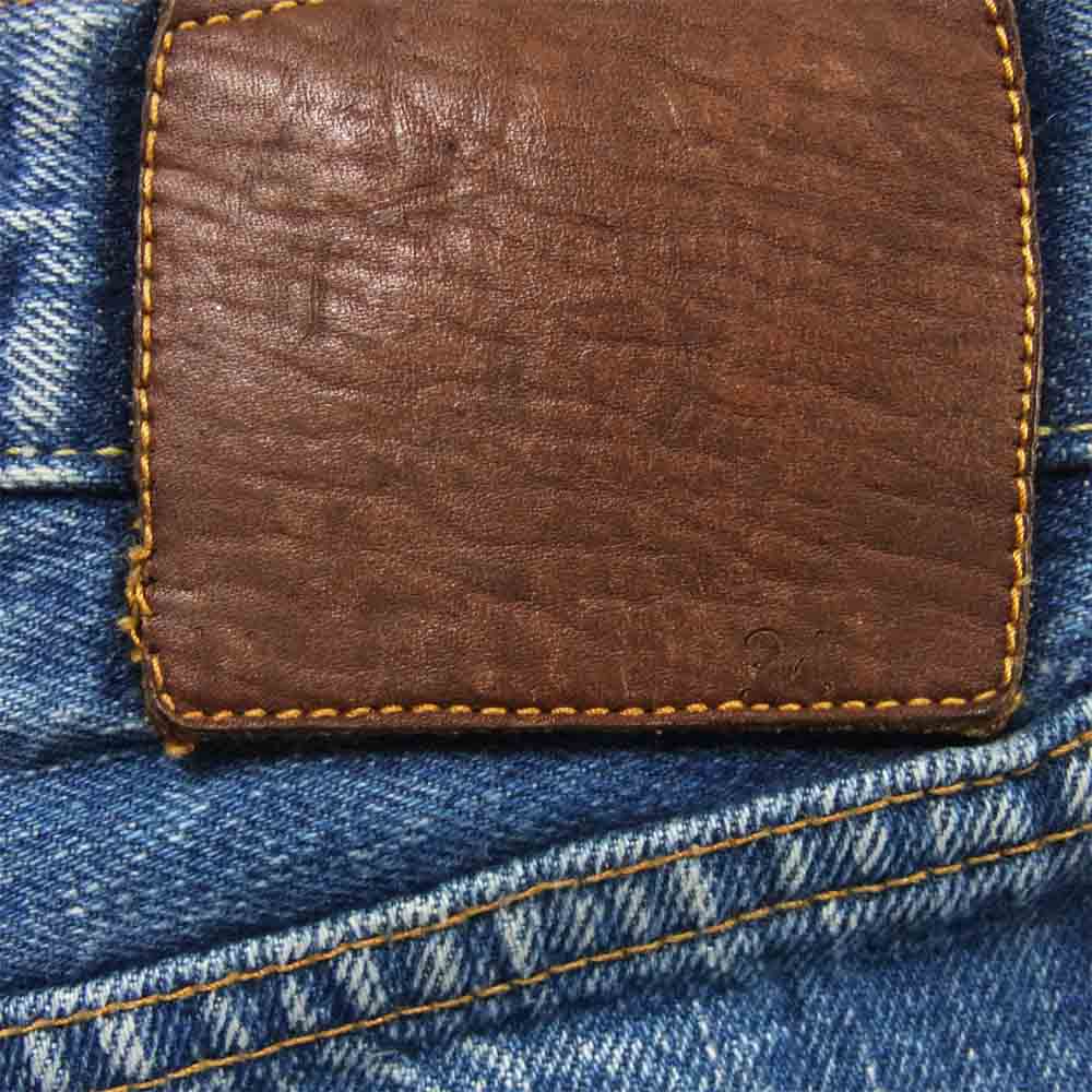 TENDERLOIN テンダーロイン T-RIDER E シンチバック ウォッシュ加工 デニムパンツ インディゴブルー系 34【中古】