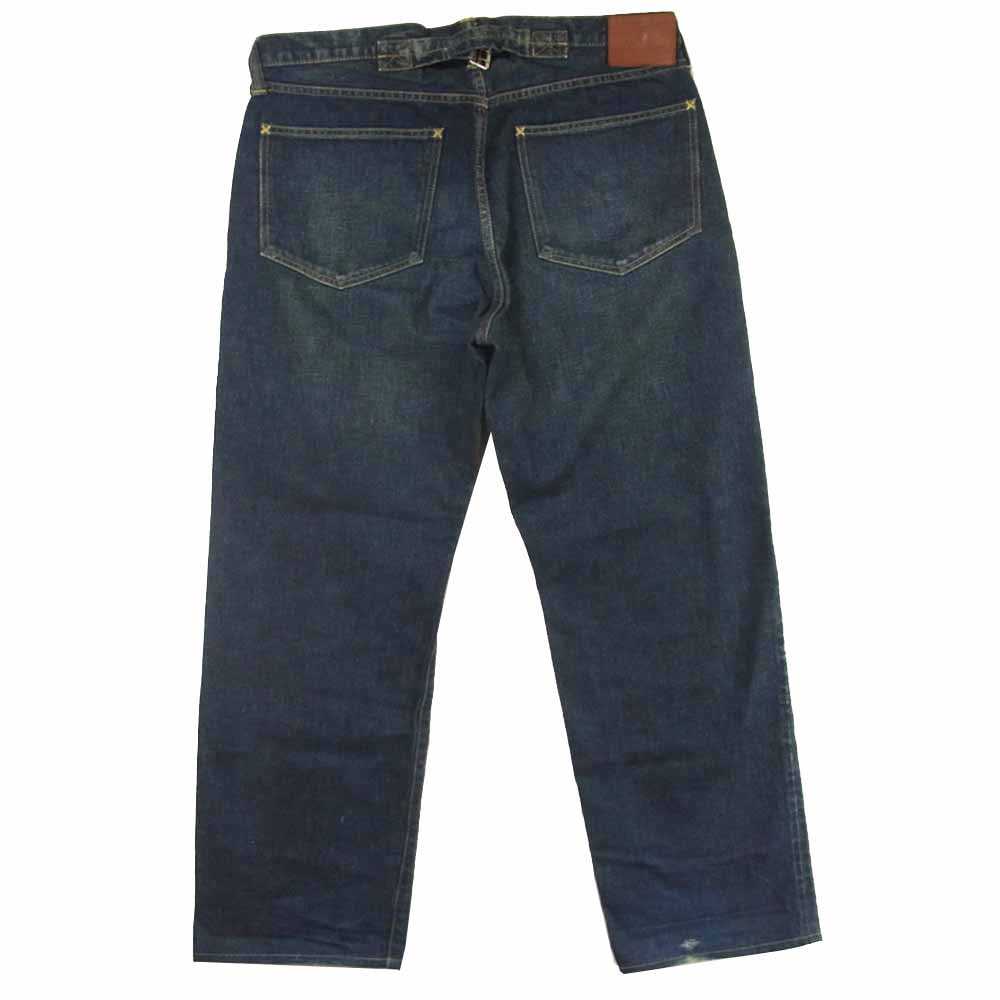 TENDERLOIN テンダーロイン T-RIDER E シンチバック デニムパンツ コットン インディゴブルー系 36【中古】