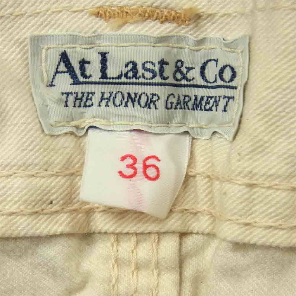 アットラスト ペインター パンツ オフホワイト系 36【中古】