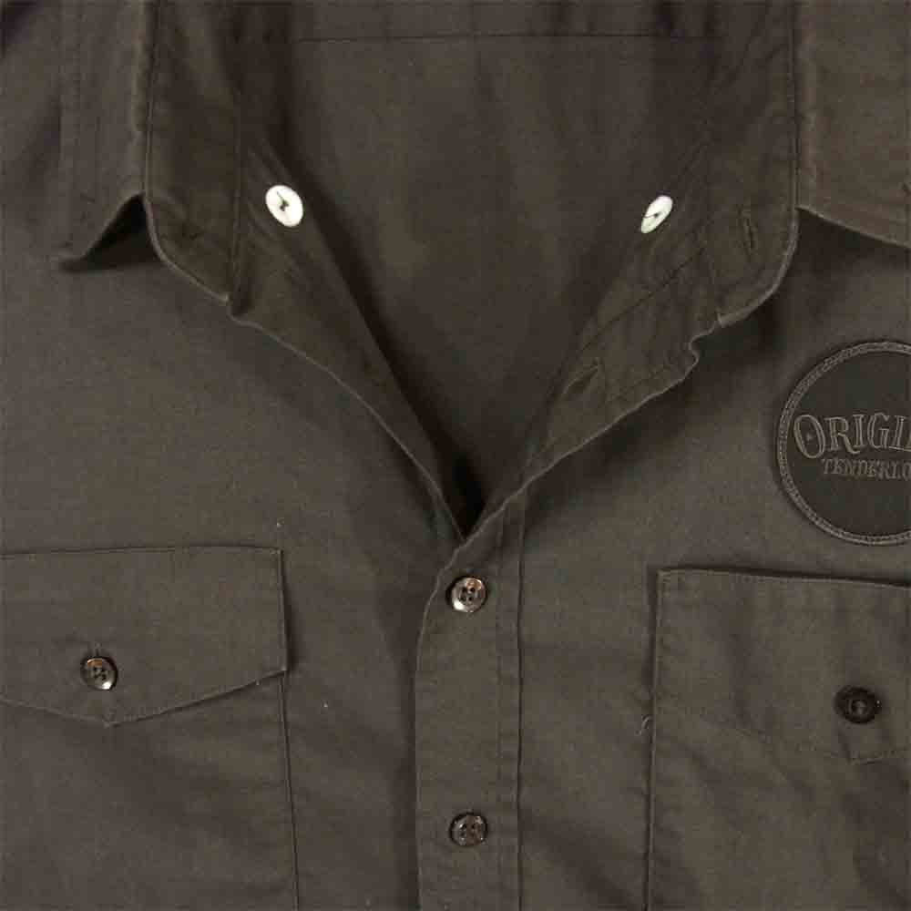 TENDERLOIN テンダーロイン T-WORK SHT U BD ワークシャツ 長袖 日本製 グレー系 M【美品】【中古】
