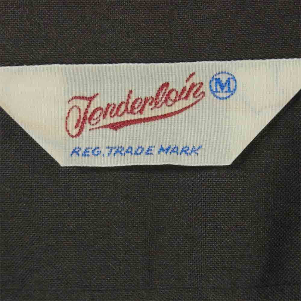 TENDERLOIN テンダーロイン T-WORK SHT U BD ワークシャツ 長袖 日本製 グレー系 M【美品】【中古】