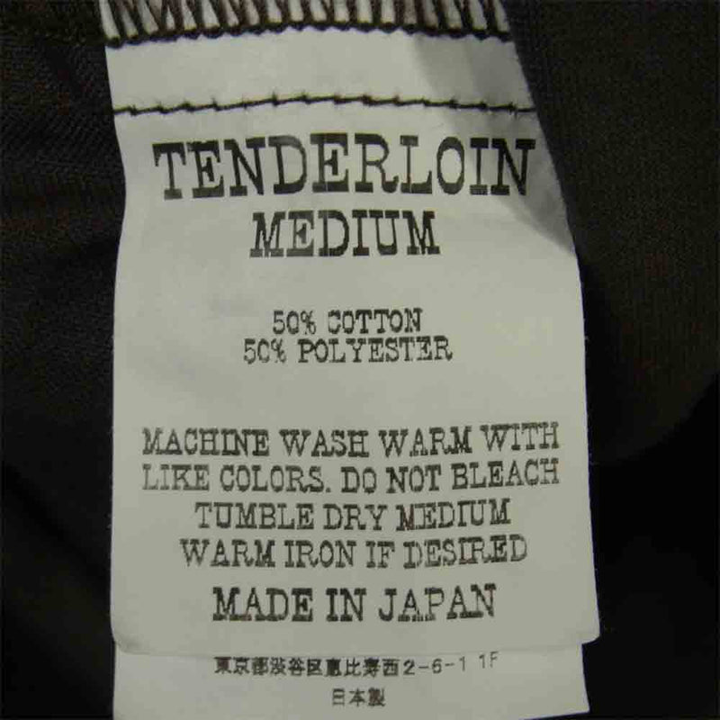 TENDERLOIN テンダーロイン T-WORK SHT U BD ワークシャツ 長袖 日本製 グレー系 M【美品】【中古】