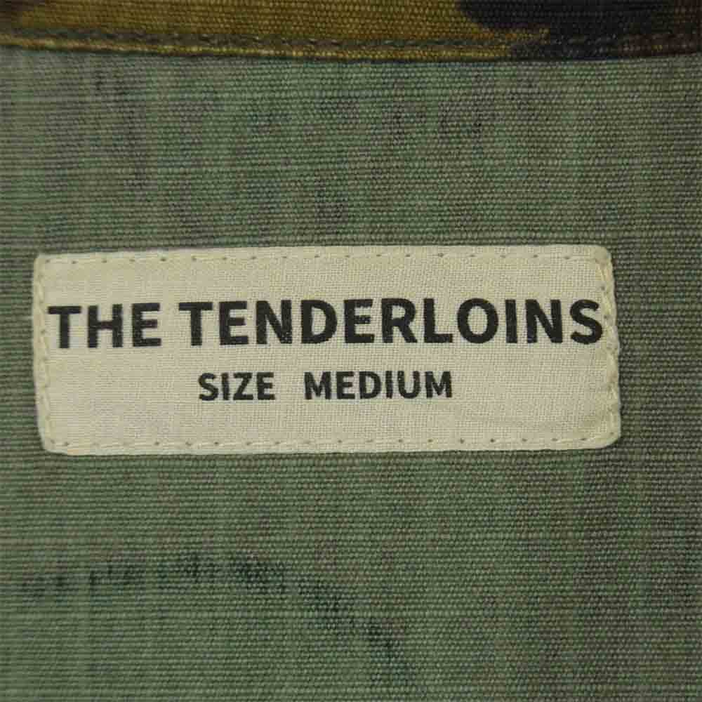 TENDERLOIN テンダーロイン T-ARMY JKT カモフラ ジャケット コットン 日本製 グリーン系 M【中古】
