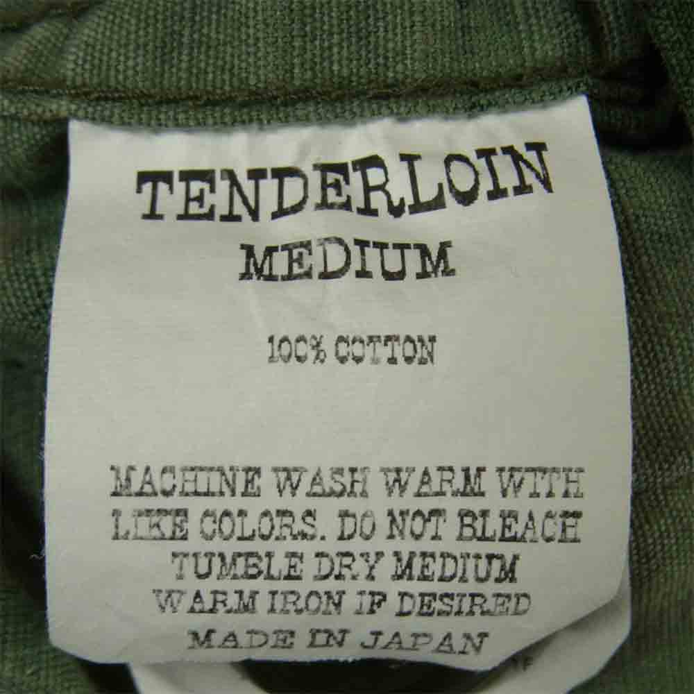 TENDERLOIN テンダーロイン T-ARMY JKT カモフラ ジャケット コットン 日本製 グリーン系 M【中古】