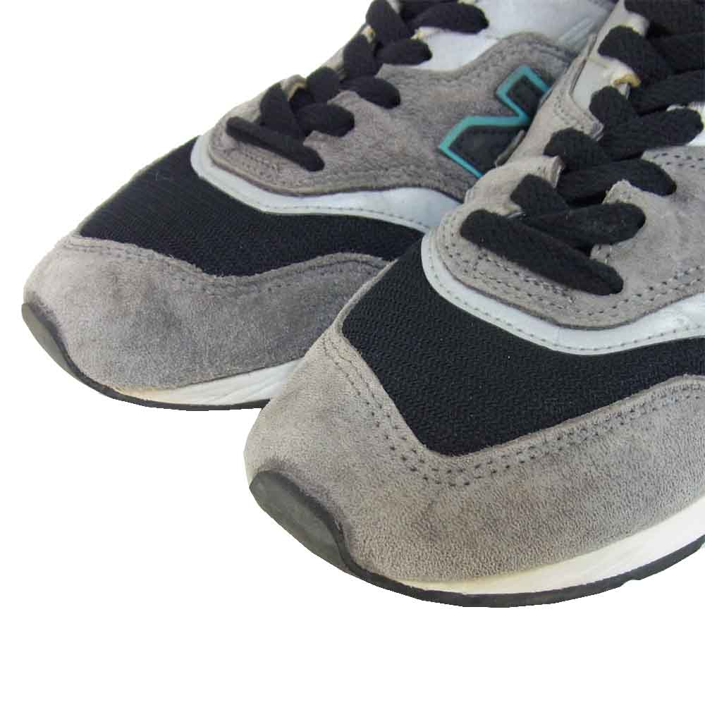 NEW BALANCE ニューバランス M997CGB USA製 ローカット スエード スニーカー グレー系 US8D【中古】