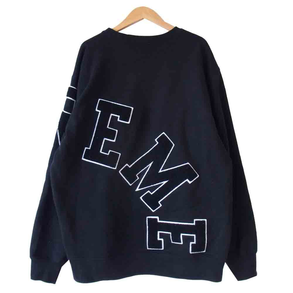 Supreme シュプリーム 20AW Big Arc Crewneck ビックアーチロゴ クルーネック スウェット ブラック系 XL【中古】