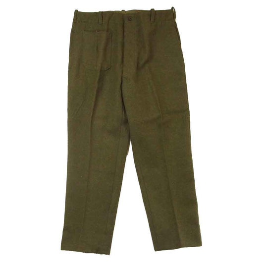 ギリシャ軍 60s OD ウール パンツ カーキ系【中古】