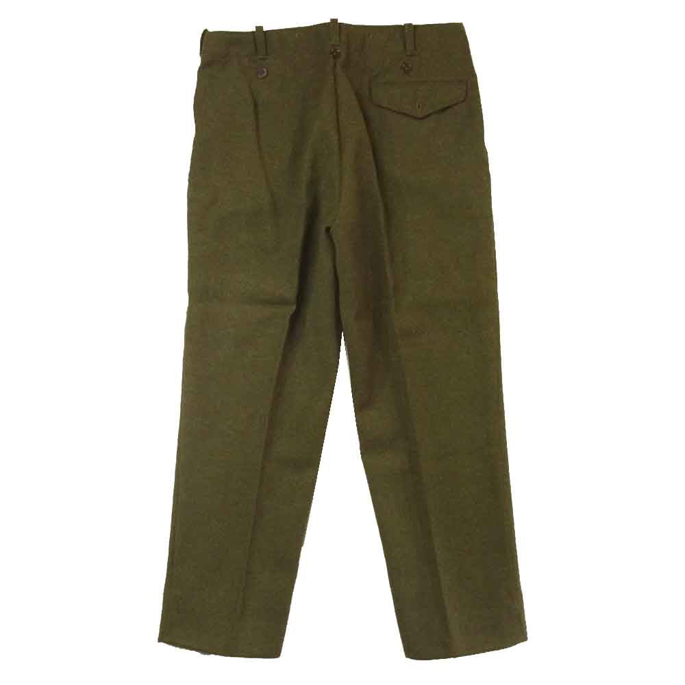ギリシャ軍 60s OD ウール パンツ カーキ系【中古】