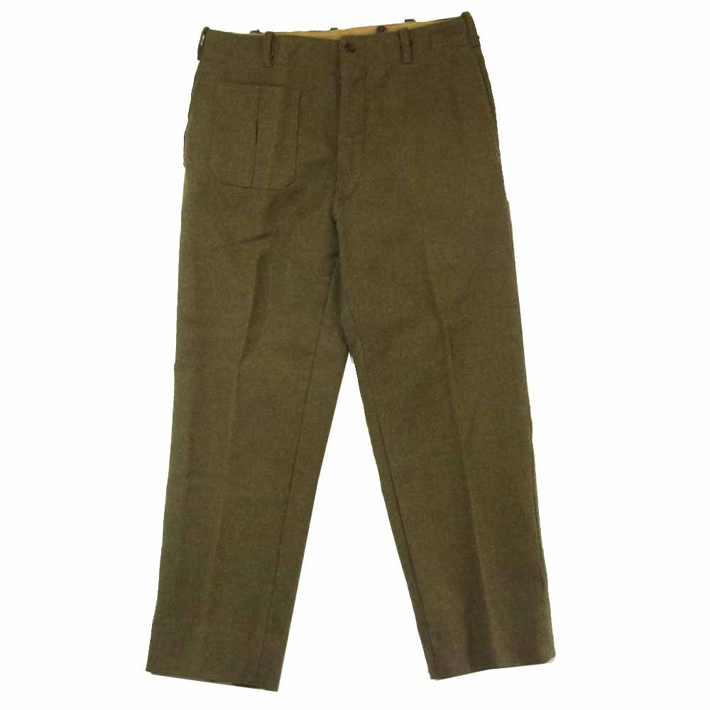 ギリシャ軍 60s OD ウール パンツ カーキ系【中古】