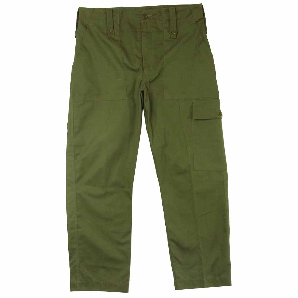 イギリス軍 Light Weight Fatigue Pants ファティーグ パンツ カーキ系 75/88/104【中古】