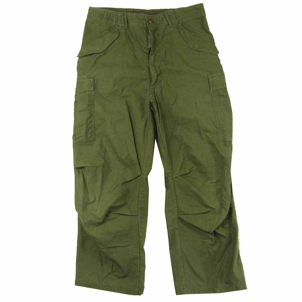 ウィンフィールド 8415-00-782-2955 ミリタリー フィールド カーゴ パンツ コットン ナイロン カーキ系 M【中古】