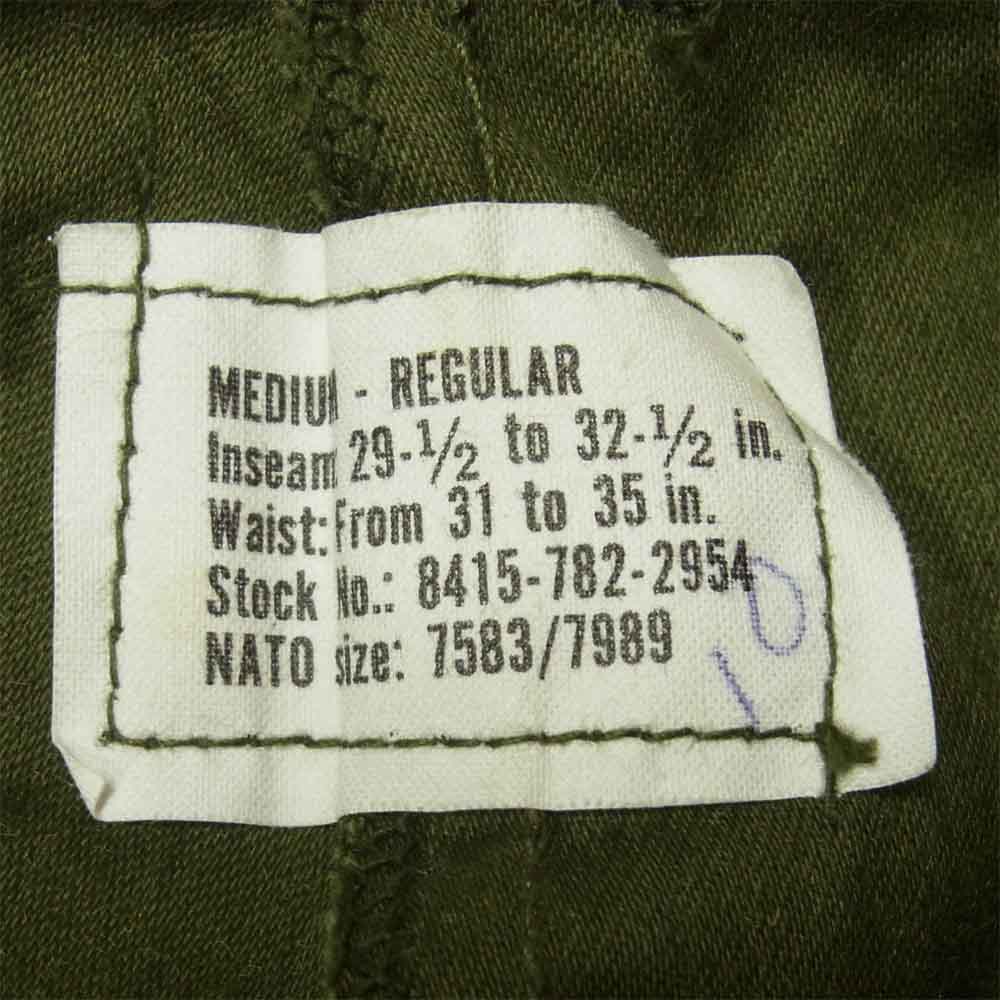 ウィンフィールド ミリタリー フィールド カーゴ パンツ カーキ系 M【中古】