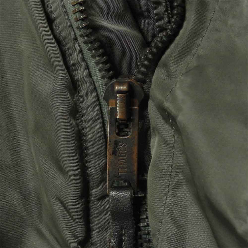 米空軍 MIL-P-6278G 80's N-2B ALPHA社 ミリタリー フライトジャケット カーキ系 M【中古】