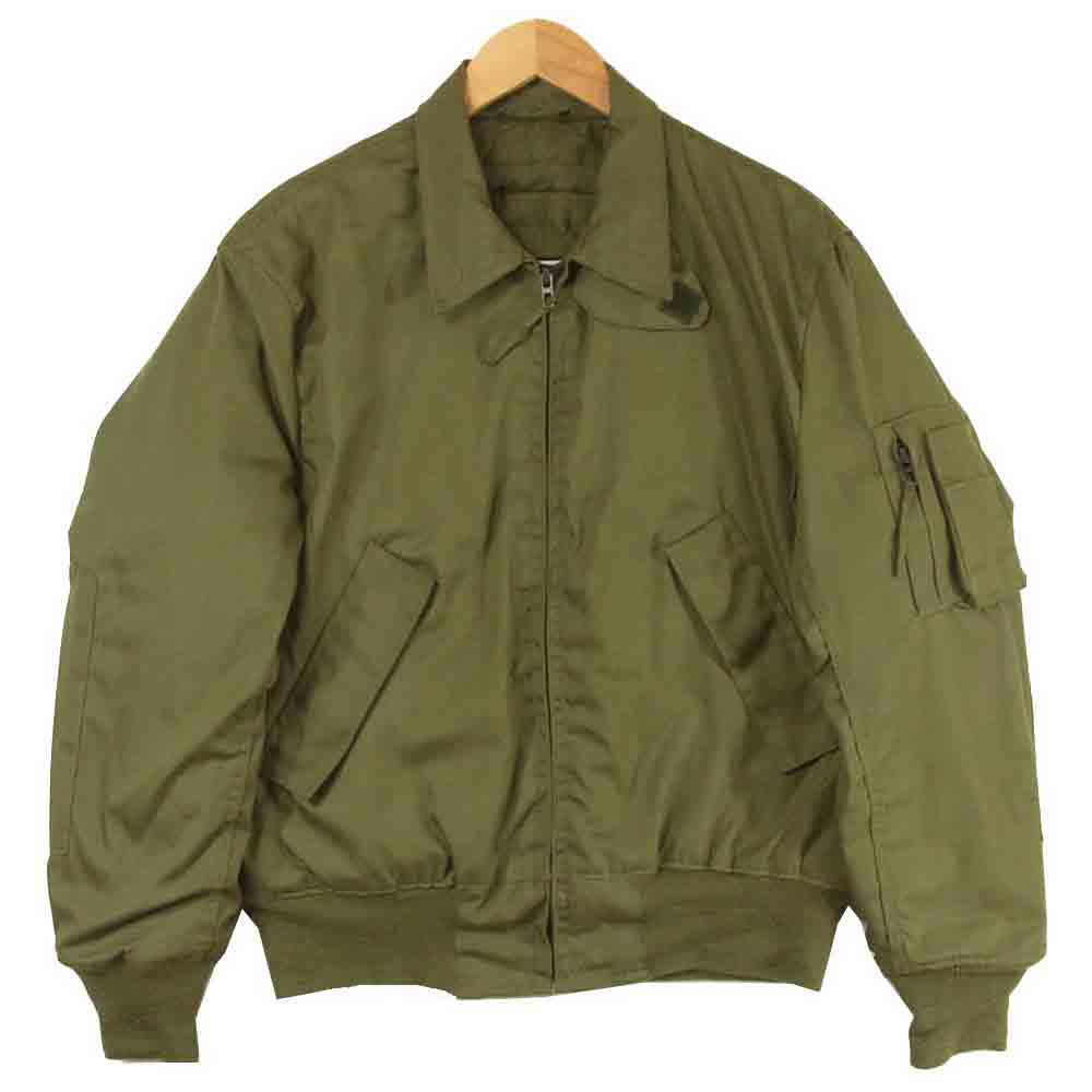 米陸軍 DLA100-91-C0310 CVCタンカース ISRATEX イスラテックス社製 ヘリクルー フライト ミリタリージャケット カーキ系 M【中古】