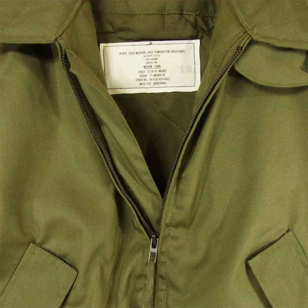 I02 ISRATEX社製 米軍実物CWU-36⁄Pフライトジャケット MA1 90s 米